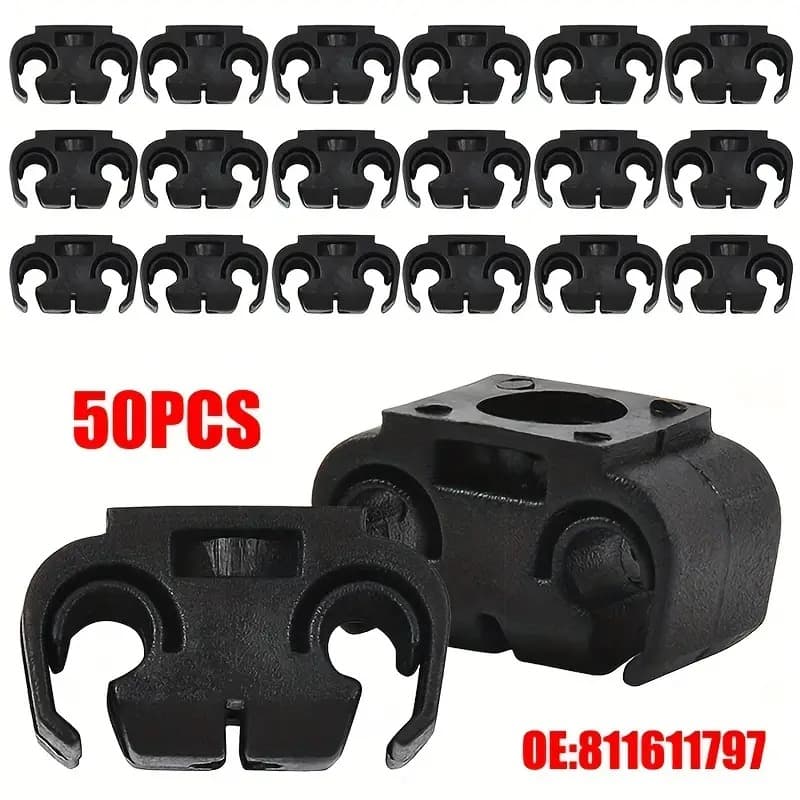 50pcs Car Brake Line Clips Cab - огляд і ціна Plastic Pipe Clip
