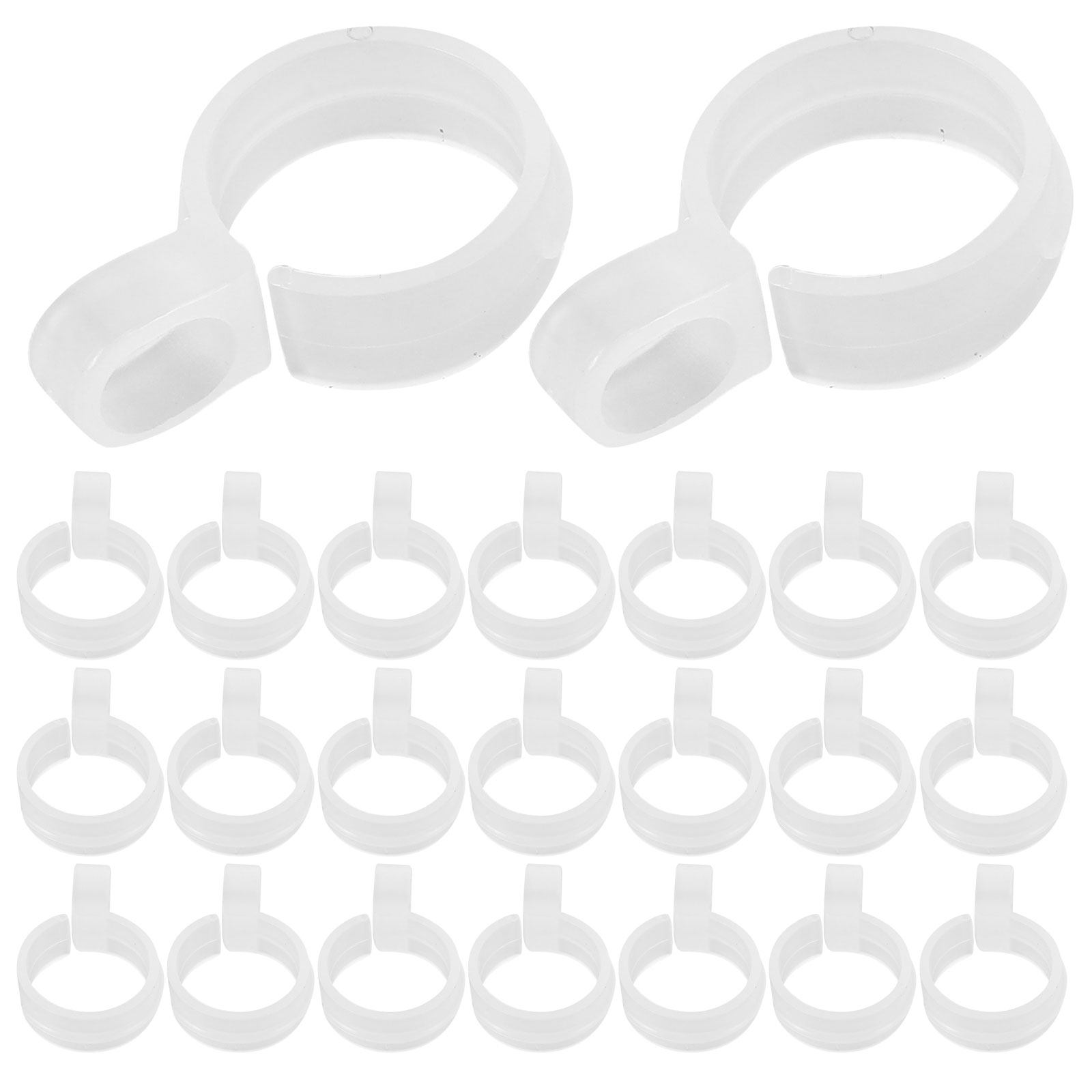 60Pcs Household Windproof Hook - огляд і ціна Plastic Pipe Clip