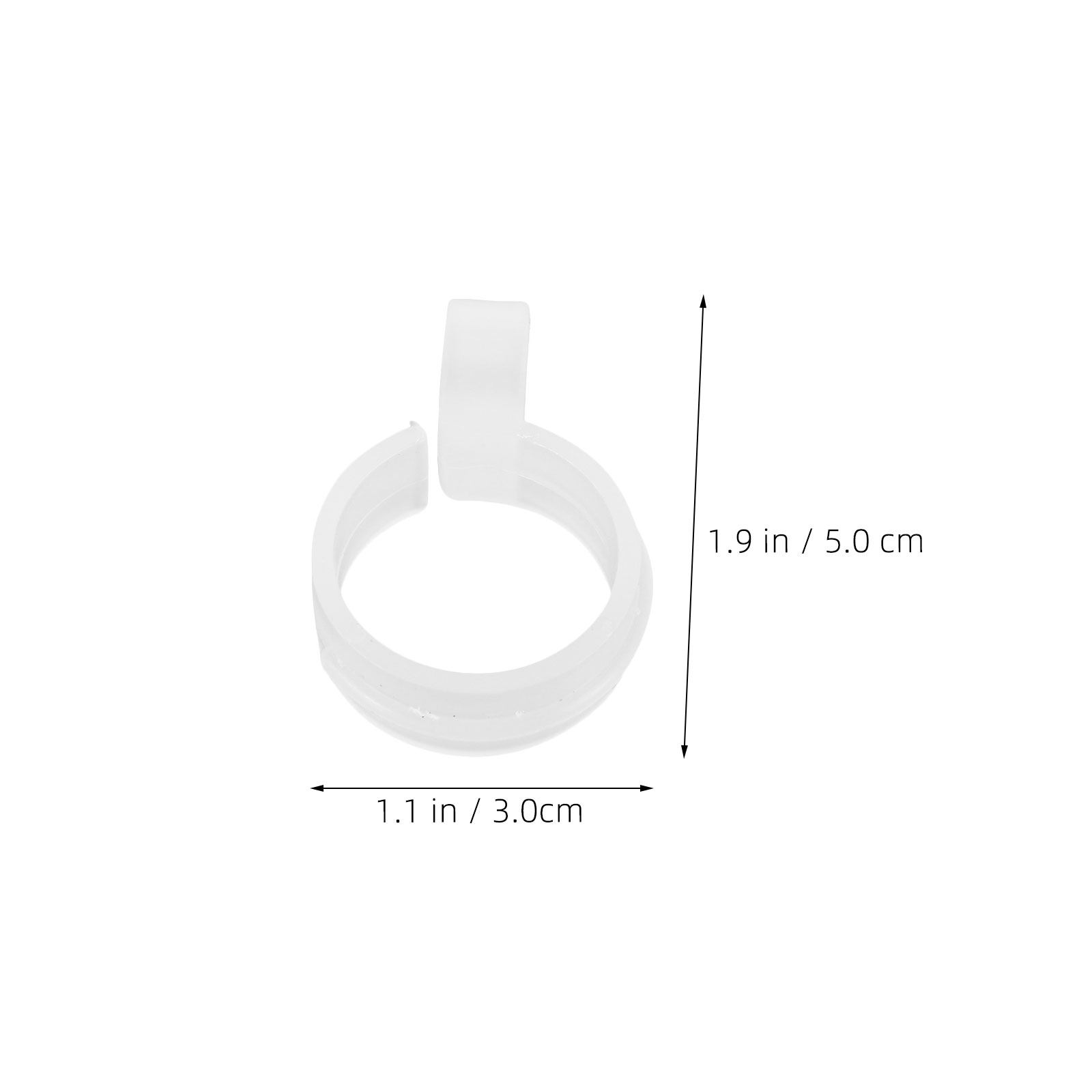 60Pcs Household Windproof Hook - огляд і ціна Plastic Pipe Clip