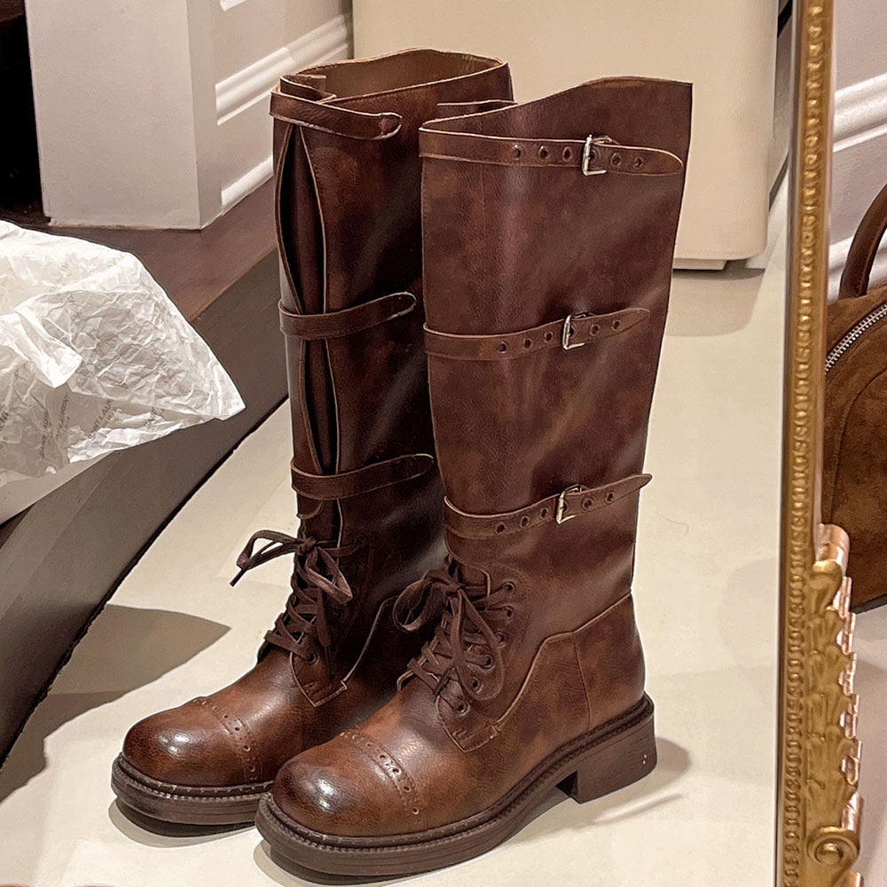 Women's Knee High Boots Vintag - огляд і ціна Pipe Bending Spring
