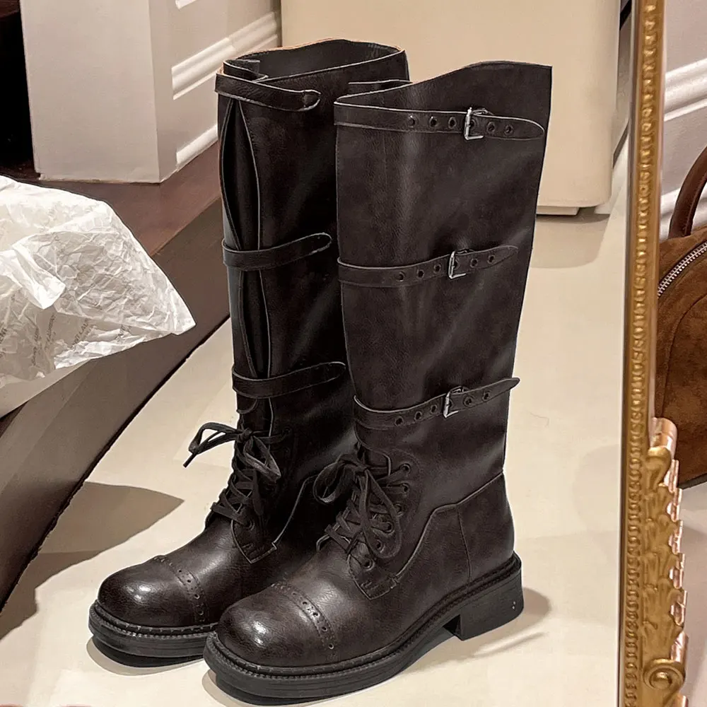 Women's Knee High Boots Vintag - огляд і ціна Pipe Bending Spring