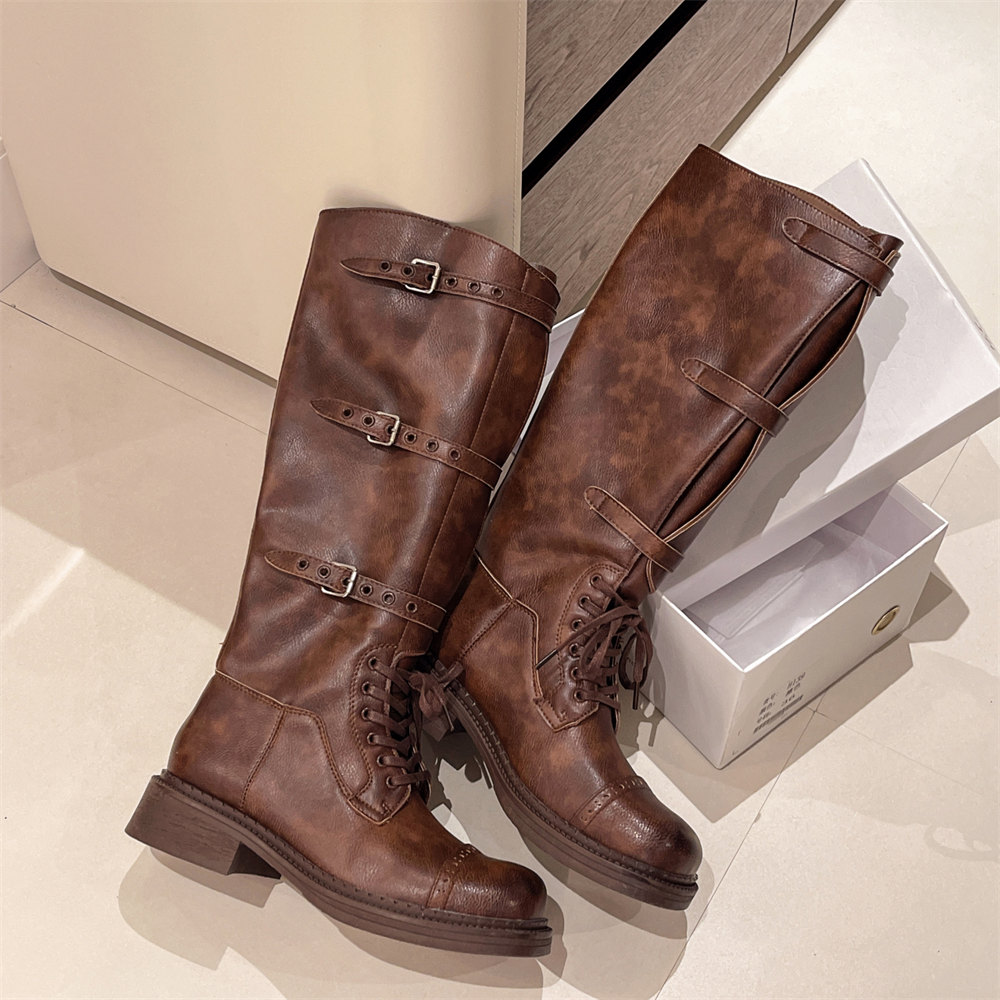 Women's Knee High Boots Vintag - огляд і ціна Pipe Bending Spring