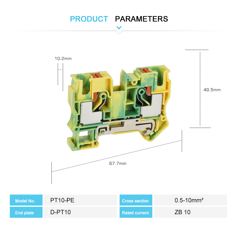 PT10-PE Push-in Ground Feed Th - огляд і ціна Push Fit Connector