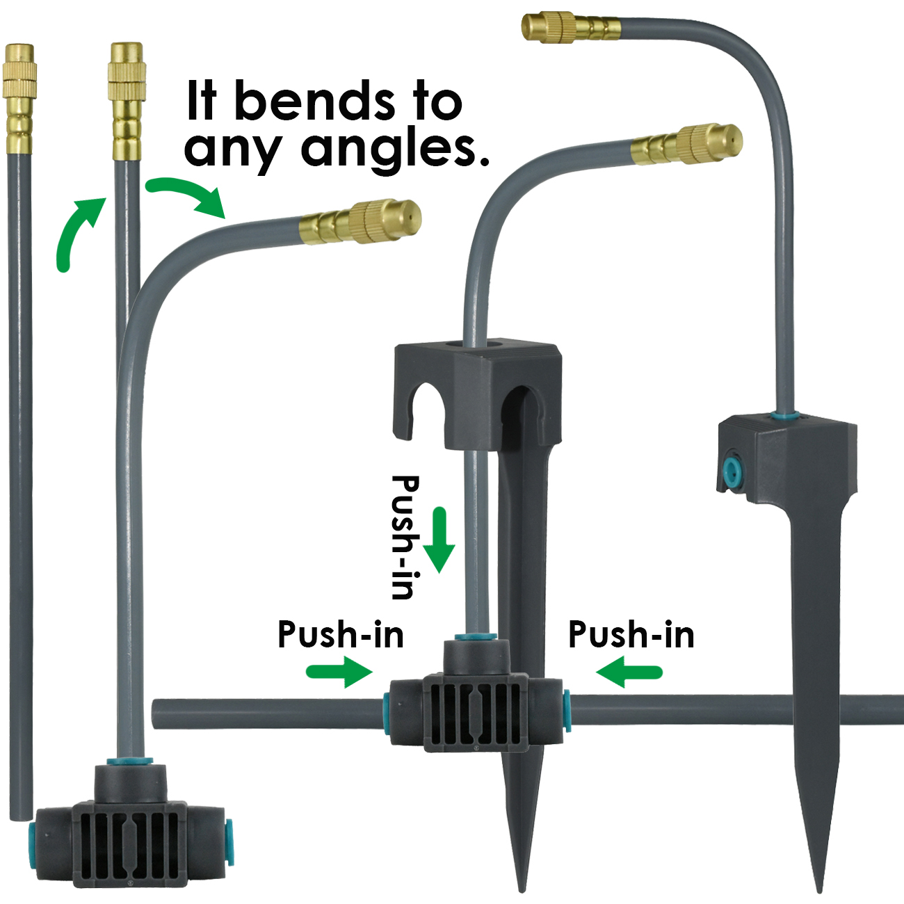 Garden Misting Cooling System  - огляд і ціна Push Fit Connector