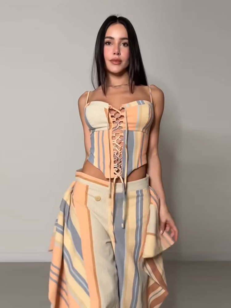 Chic Lady Printed Pant Set Lac - огляд і ціна Pipe Bending Spring