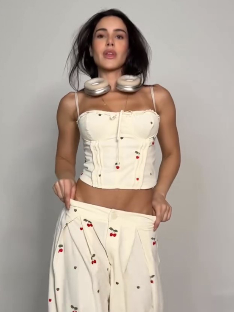 Chic Lady Printed Pant Set Lac - огляд і ціна Pipe Bending Spring