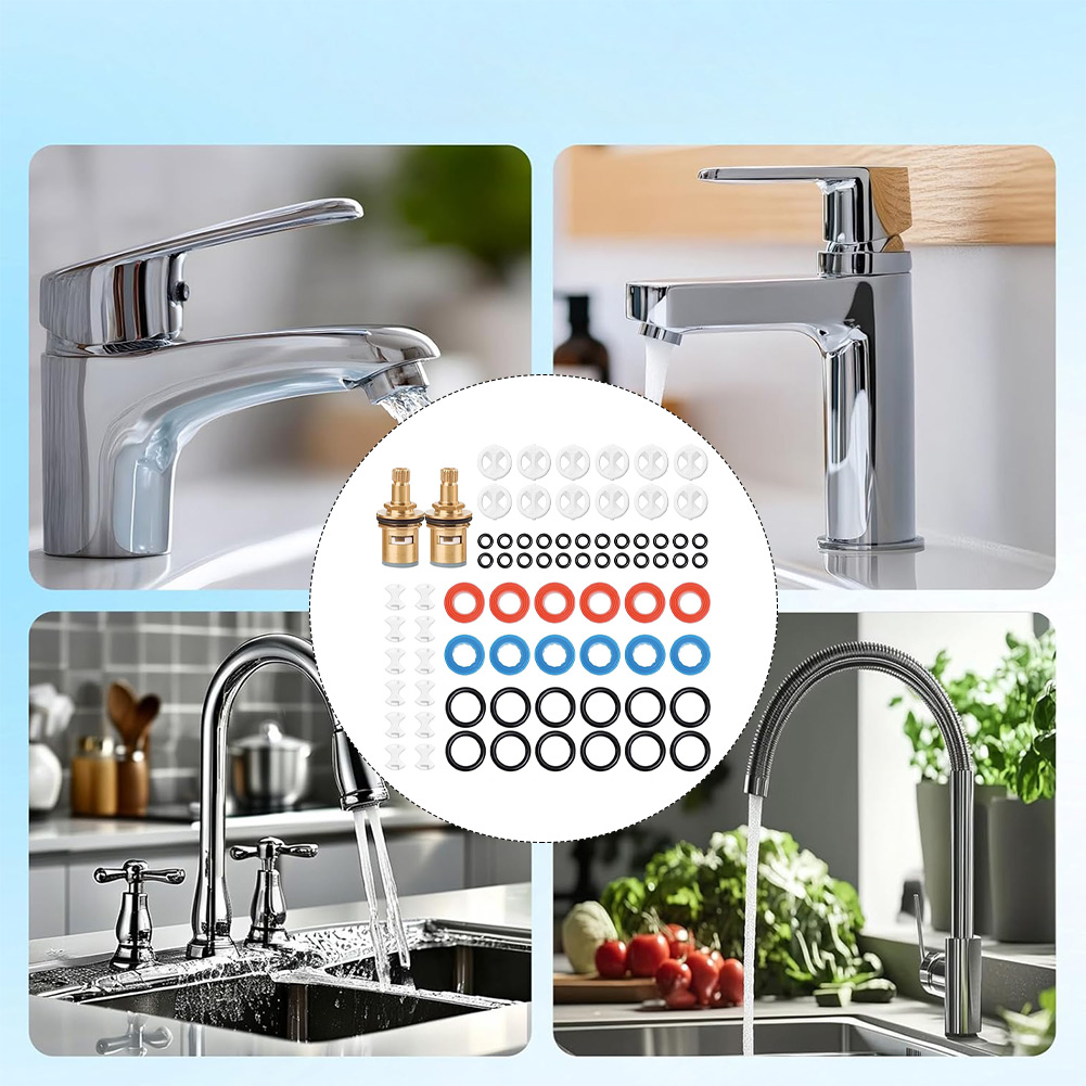 2 Pack Brass Tap Cartridge wit - огляд і ціна Silicone Tap Washer