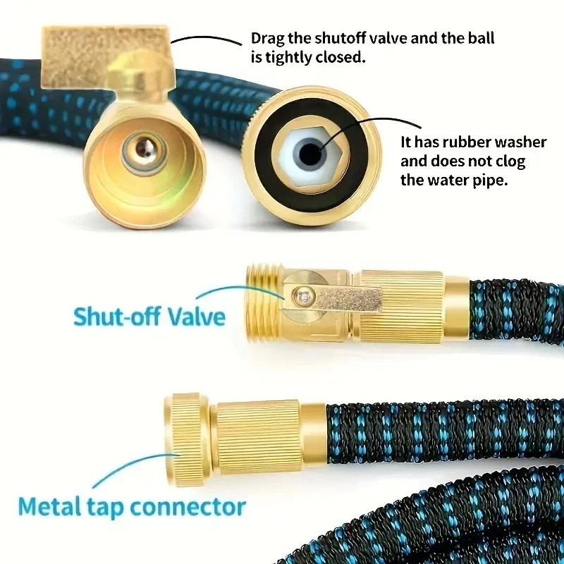 Expandable Hose Gun Magic Hose - огляд і ціна Flexible Hose Braided
