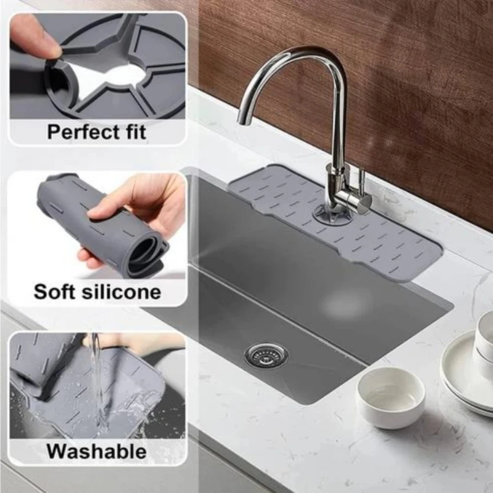 Silicone Kitchen Faucet Mat fo - огляд і ціна Silicone Tap Washer