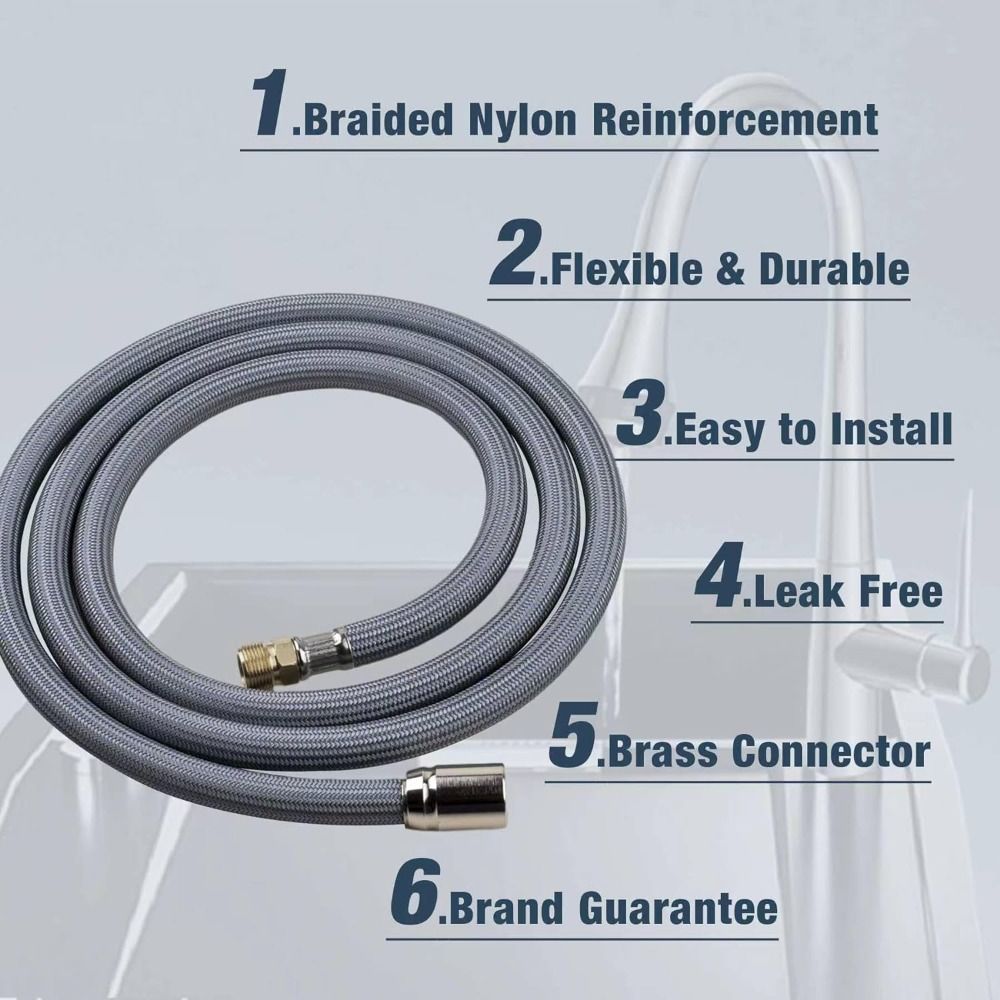 Professional 150cm Pull Down S - огляд і ціна Flexible Hose Braided
