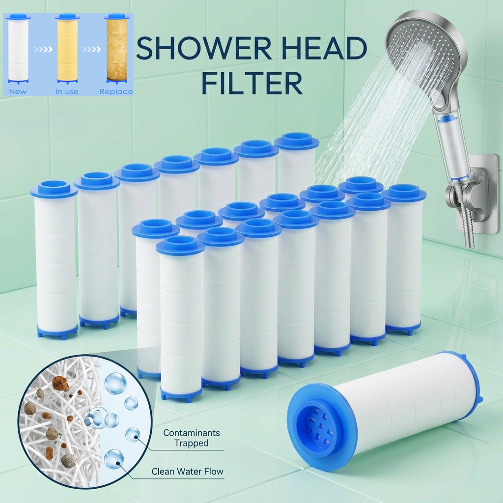 20Pcs Replacement Shower Filte - огляд і ціна Shower Valve Cartridge