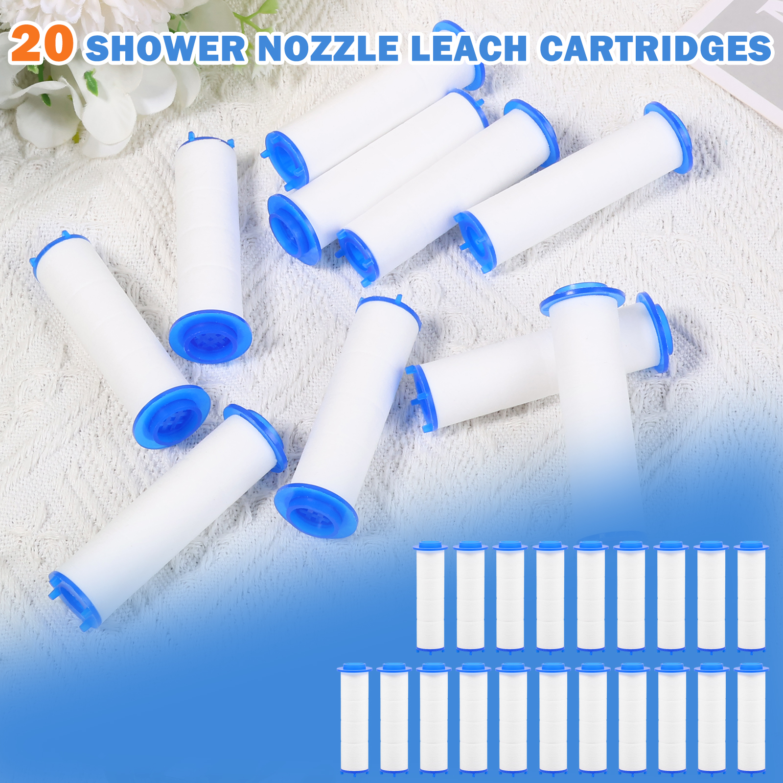 20Pcs Replacement Shower Filte - огляд і ціна Shower Valve Cartridge