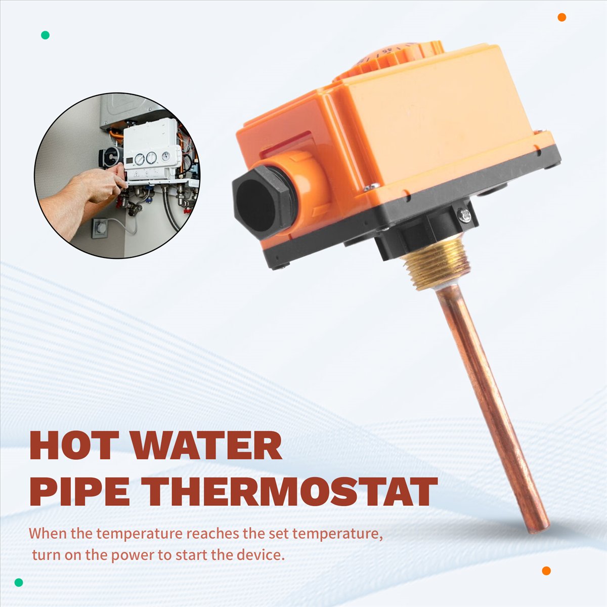 A73P G1/2 Male Thread Hot Wate - огляд і ціна Pipe Freeze Spray