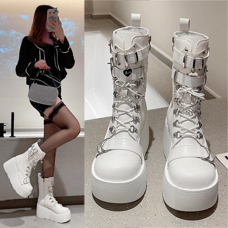 Punk Style Women's Boots Brand - огляд і ціна Pipe Bending Spring