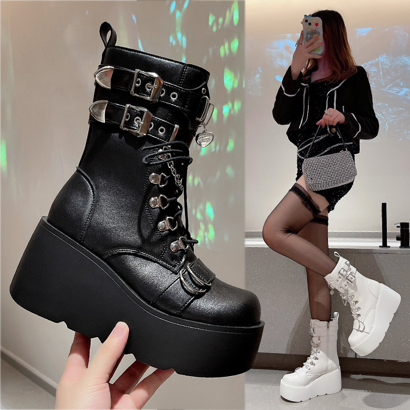 Punk Style Women's Boots Brand - огляд і ціна Pipe Bending Spring